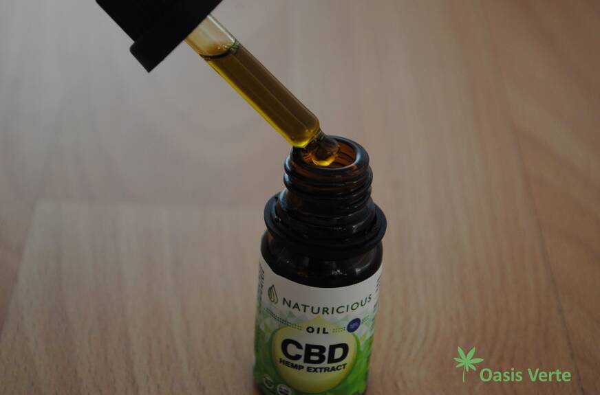 test naturicious huile cbd pipette 2